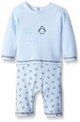 Absorba Infant Boys Baby Blue Penguin Coverall Size 0/3M 3/6M 6/9M $24