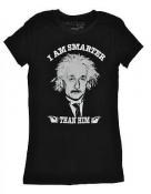 Einstein Womens S/S I'm Smarter Than Him Top Size XS S M L XL XXL
