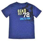 Ecko Unltd Toddler Boys S/S New Navy Heather Blue Top Size 2T $16.50