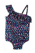 Osh Kosh Toddler Girls One Heart Print Swimsuit Size 3T $32
