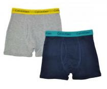 Calvin Klein Boys Multi Color 2 Pack Boxer Briefs Size 4/5 6/7 8/10 12/14 16/18
