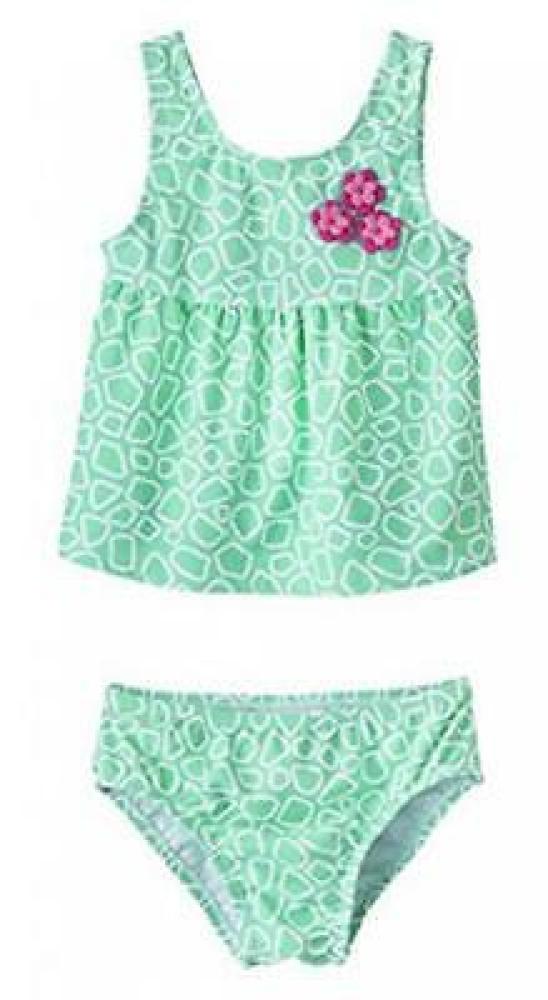 Just One You by Carter's Infant Girls 2pc Two Piece Tankini Set Size 12M