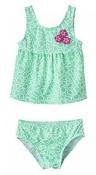 Just One You by Carter's Infant Girls 2pc Two Piece Tankini Set Size 12M