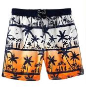 Osh Kosh B'gosh Toddler Boys' Palm Tree Swim Short Size 2T 3T $26