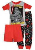 Star Wars Little/Big Boys Three-Piece Snug Fit Pajama Set Size 4 6 8 10 $42