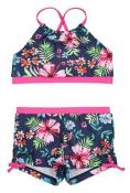 Skechers Girls Floral Two-Piece Swim Set Size 4 5 6 6X