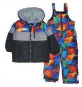 Skechers Infant Boys Multi Color 2pc Snowsuit Size 12M 18M 24M