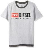 Diesel Boys Light Heather Gray Fashion Top Size 4 5 6 7 8 10/12 14 16 $30