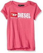 Diesel Big Girls Carmine Rose Logo Top Size 7 8/10 12 14 $30