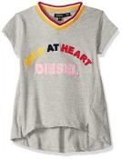 Diesel Big Girls Gray Wild At Heart Top Size 7 8/10 12 14 $30