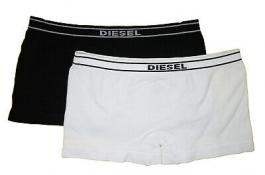 Diesel Girls Black & White Two-Pack Seamless Boy Short Size S M L XL