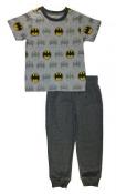 Batman Toddler Boys S/S Grey Logo Top Two-Piece Jogger Pant Set Size 2T 3T 4T
