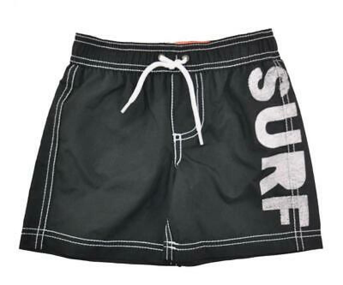 Carter's Toddler Boys' Black & White Swim Short Size 2T