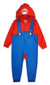 Super Mario Boys Costume Blanket Sleeper Size 4/5 6/7 8 10/12
