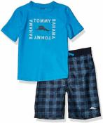 Tommy Bahama Boys L/S Blue 2pc Rashguard Set Size 2T 3T 4T 4 5 6 7