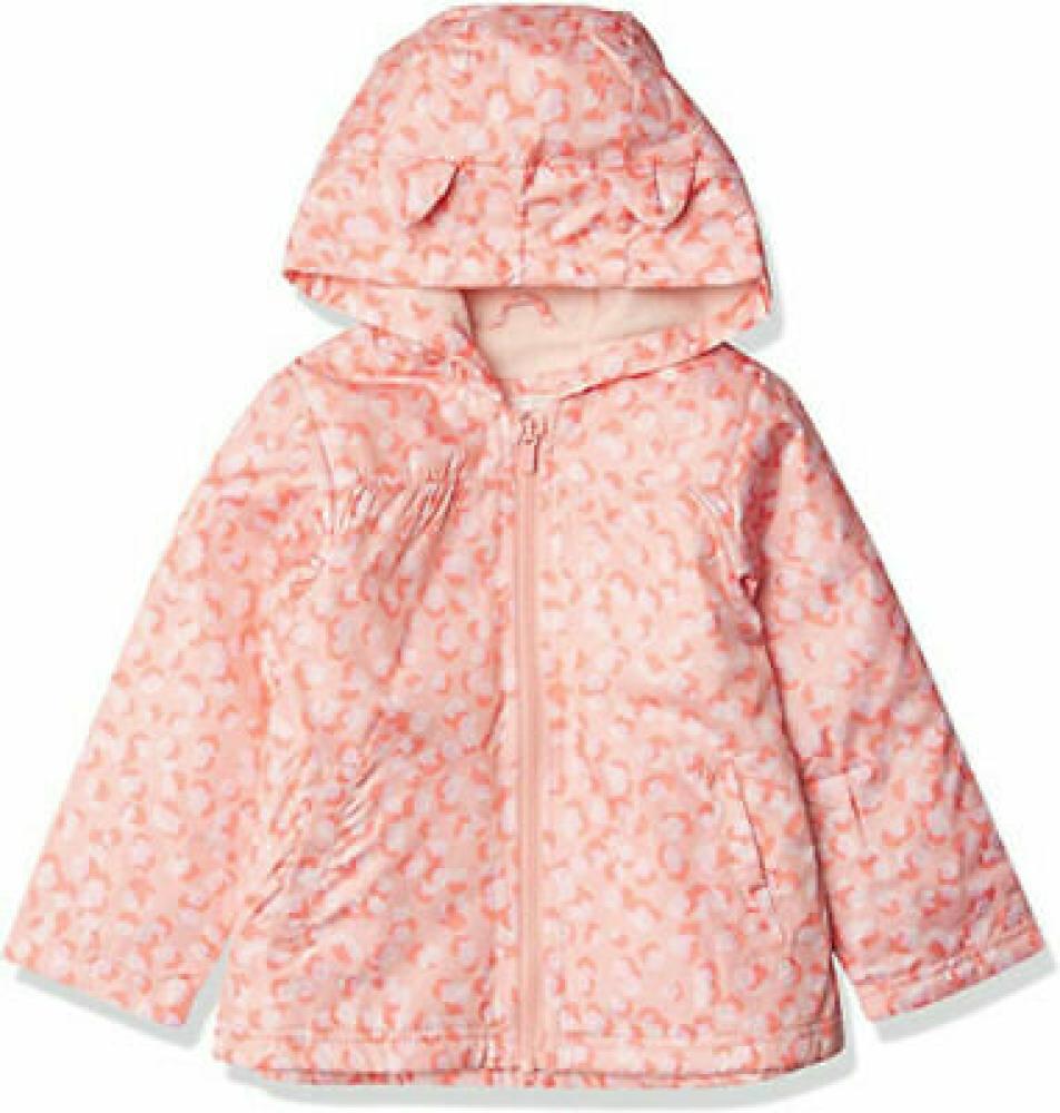 Carter's Girls Pink Leopard Fleece Lined Jacket Size 2T 3T 4T 4 5/6 6X