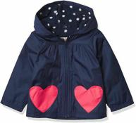 Carter's Girls Navy W/Red Hearts Fleece Lined Jacket Size 2T 3T 4T 4 5/6 6X