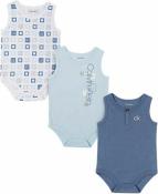 Calvin Klein Infant Boys 3pc Bodysuits Red/Black Size 0/3M 3/6M 6/9M 12M 18M