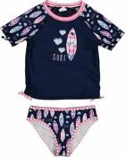 Tommy Bahama Infant Girls 2pc Rashguard Swim Set Size 12M 18M 24M 
