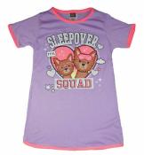Angel Face Girls Purple Sleepover Squad Nightgown Size 4 6 8 10 12 14