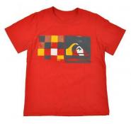 Quiksilver Toddler Boys S/S Red Think Big Top Size 2T 3T 4T $16