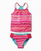 Tommy Bahama Big Girls Reversible Two-Piece Swimsuit Size 7 $42