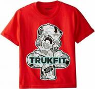 Trukfit Big Boys S/S Red Graphic Design Top Size 8 10/12 14/16 $18