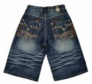 GS115 Big Boys Denim Blue Shorts Size 16