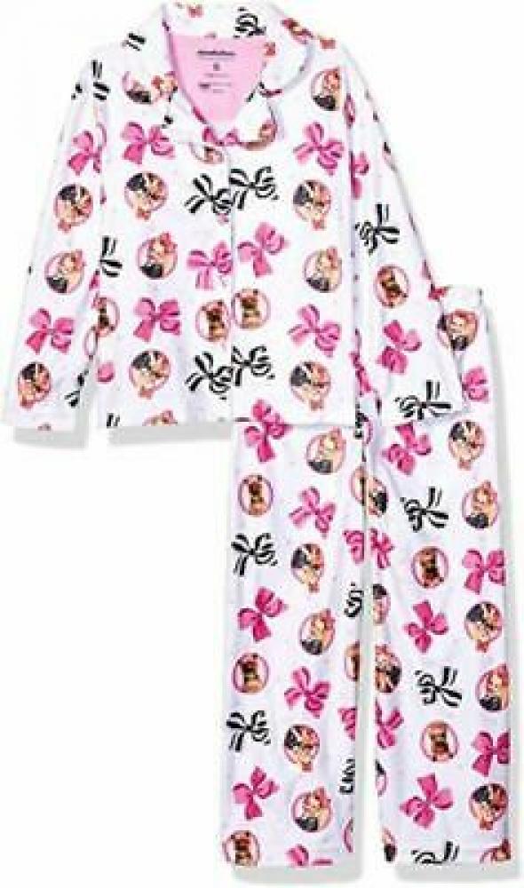 Jojo Siwa Little/Big Girls White 2pc Pajama Pant Set Size 10 $38
