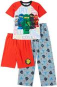 Lego Ninjago Boys Multi-Color 3pc Pajama Set Size 4/5 6/7 8 10/12