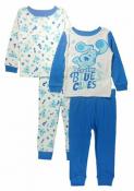 Blue's Clue's Toddler Boys 4pc Pajama Pant Set Size 2T 3T 4T 