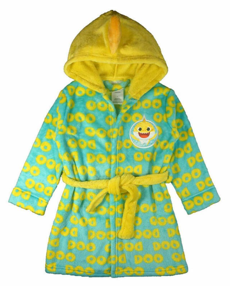 Baby Shark Toddler Unisex Plush Robe Size 2T 3T 4T 5T