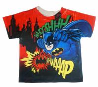 Batman Boys Sublimation All Over Print Top Size 2T 3T 4T 4 5/6 7