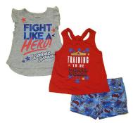 Wonder Woman Girls Training To Be Wonder Woman Short Set Size 2T 3T 4T 4 5 6 6X
