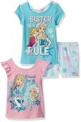 Disney Frozen Toddler Girls Three-Piece Bermuda Set Size 2T 3T 4T