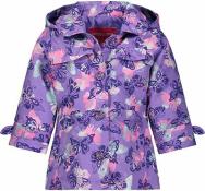 London Fog Infant Girls Purple Lightweight Trench Jacket Size 12M 18M 24M