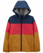 Carter's Boys Navy & Red Fleece Lined Jacket Size 4 5/6 7