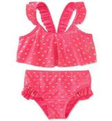 Juicy Couture Girls Pink & Gold 2pc Swimsuit Size 2T 4T 7 
