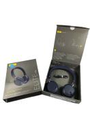 Jabra - Elite 45h Wireless On-Ear Bluetooth Headphones - Navy