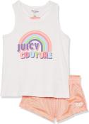 Juicy Couture Girls 2 Pieces White Multi Shorts Set Size 2T, 3T, 4T