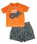 Carter's Infant Boys Orange 2pc Swim Short Set Size 18M 