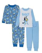 Bluey Toddler Boys 4pc Pajama Pant Set Size 2T 3T 4T 