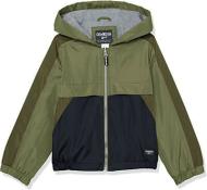 Osh Kosh B'gosh Boys Olive Drab Fleece Lined Jacket Size 4 5 6 7 8 10 12 14