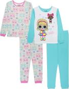 L.O.L. Surprise! Girls' Snug Fit Cotton Pajamas Diva heart Size 4, 6, 8, 10