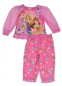 Disney Princess Toddler Girls Pink & Multi Color 2pc Pajama Pant Set Size 2T