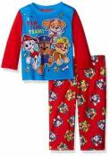 Paw Patrol Toddler Boys Long Sleeve Pawesome Team 2pc Pajama Pant Set Size 3T