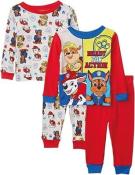 Paw Patrol Toddler Boys Ready For Action 4pc Pajama Pant Set Size 2T $44