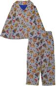 Paw Patrol Toddler Boys Gray Flannel 2pc Pajama Pant Set Size 2T $36