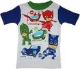 PJ Masks Toddler Boys Short Sleeve 4pc Snug Fit Pajama Pant Set Size 2T