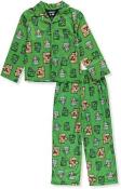 Minecraft Boys 2pc Printed Flannel Pajama Pant Set Size 10 $38